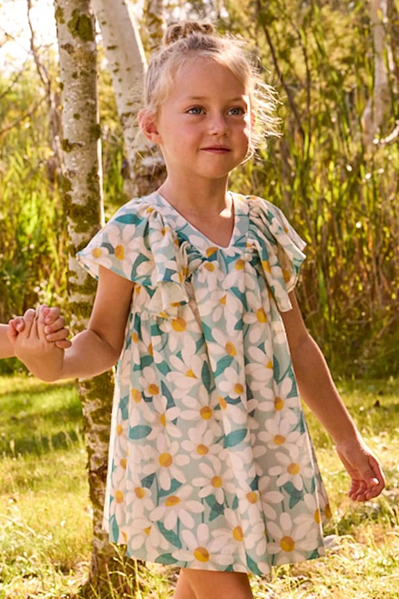 Dívčí šaty Mayoral mini modrá 3918.6B.Mini.PPY2