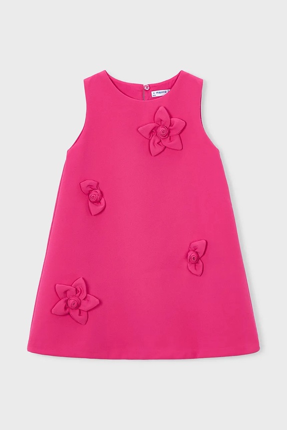 Mayoral rochie fete 3922.6D.Mini.PPY2 roz SS26