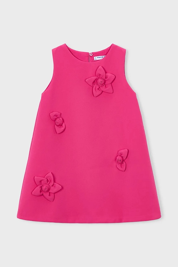 Mayoral rochie fete 3922.6D.Mini.PPY2 roz SS26