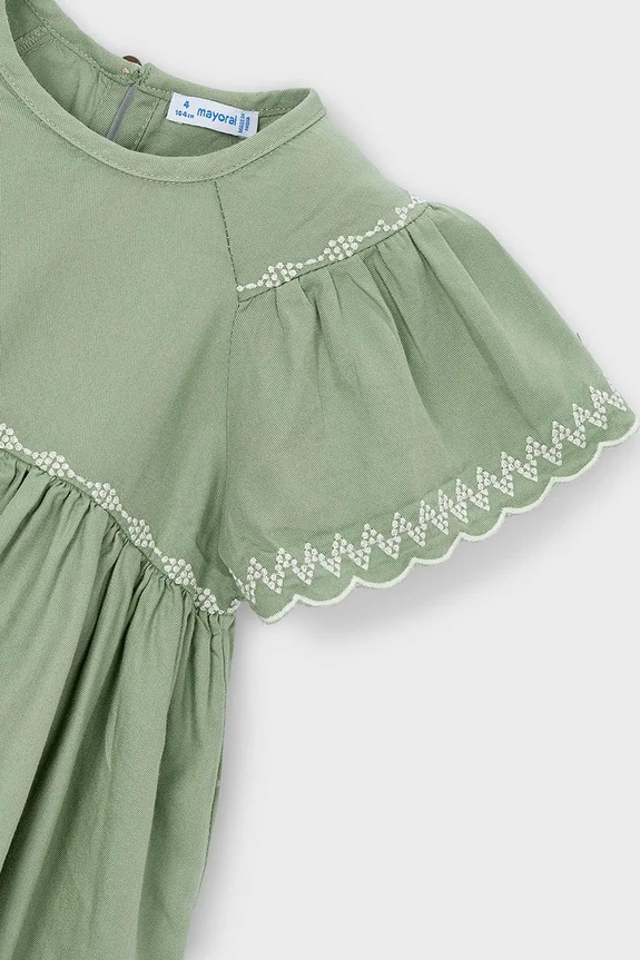 Djevojčice Dječja haljina Mayoral 3927.6E.Mini.PPY2 zelena