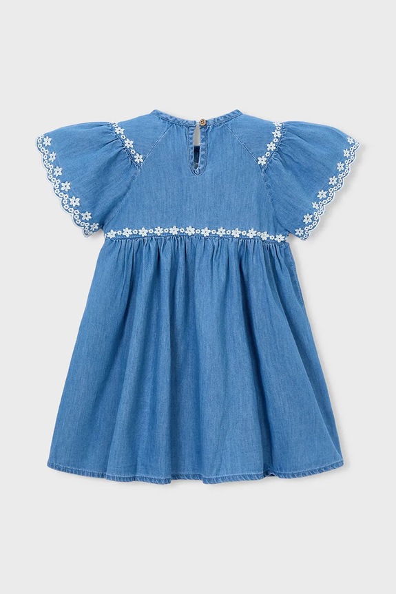 Deklice Otroška obleka Mayoral 3927.6E.Mini.PPY2 modra