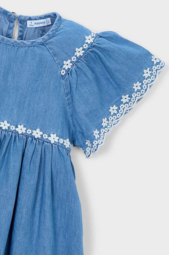 Otroška obleka Mayoral modra 3927.6E.Mini.PPY2