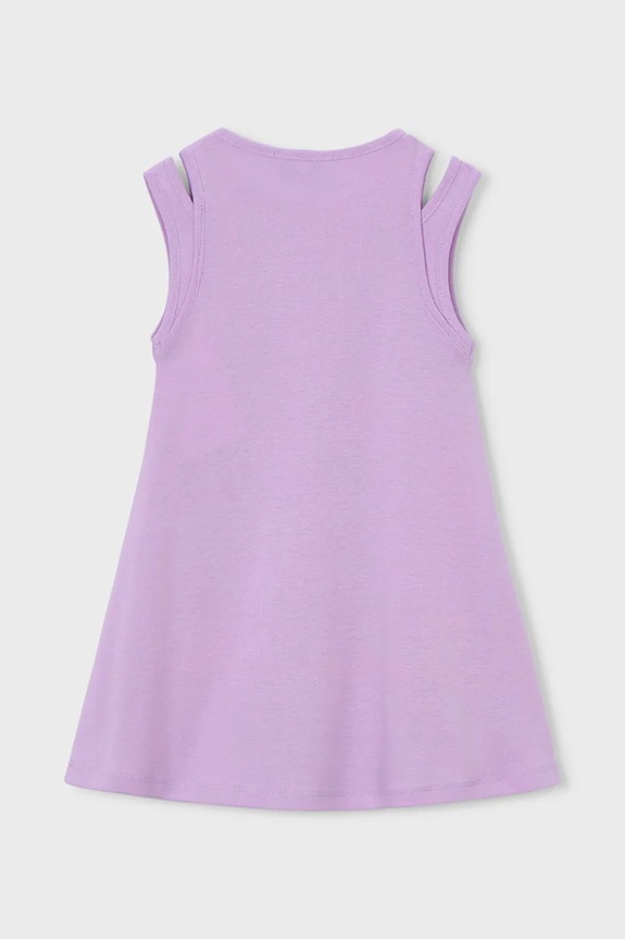BIMBA Mayoral vestito di cotone bambina 3938.6K.Mini.PPY2 violetto