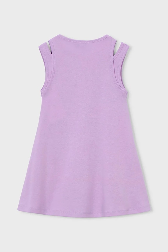 BIMBA Mayoral vestito di cotone bambina 3938.6K.Mini.PPY2 violetto
