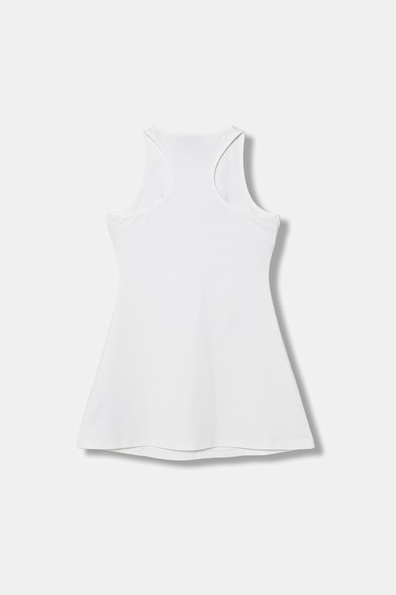 EA7 Emporio Armani rochie din bumbac cu elastan 7G000150.AF12484 alb SS26