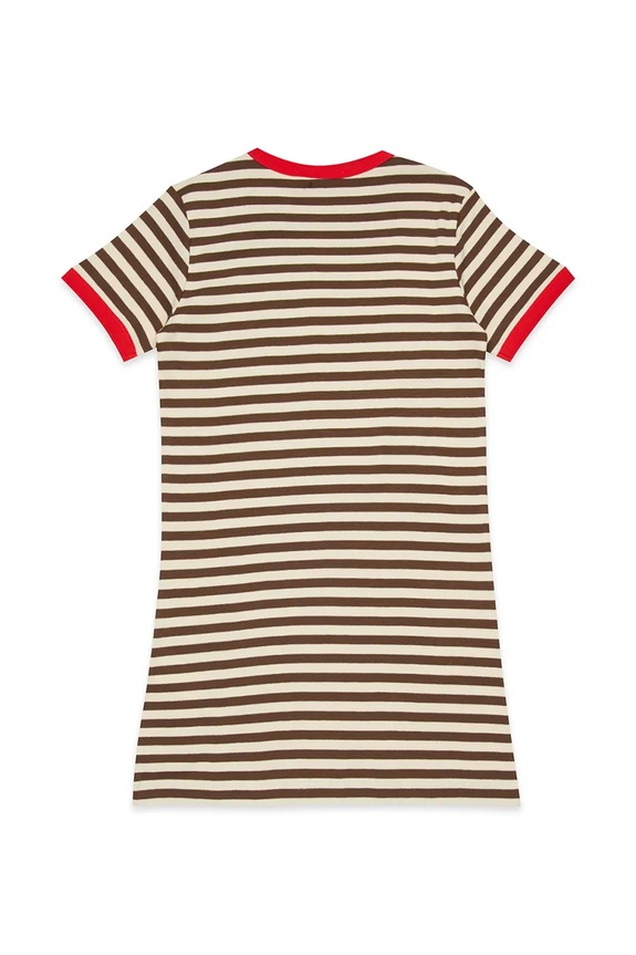 Dievčenské bavlnené šaty MAX&Co. MAXD34F DRESS MX0265.MX046 béžová SS26