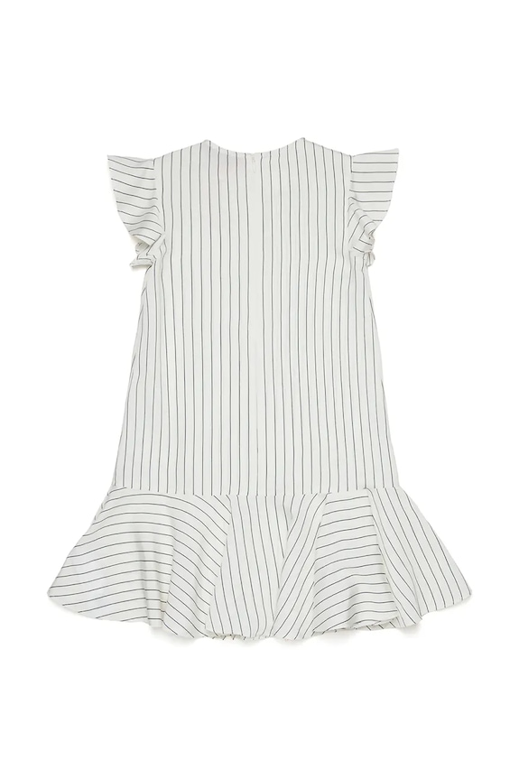 Max&Co. sukienka z wiskozą MAXD51F DRESS MX0270.MX00W biały SS26