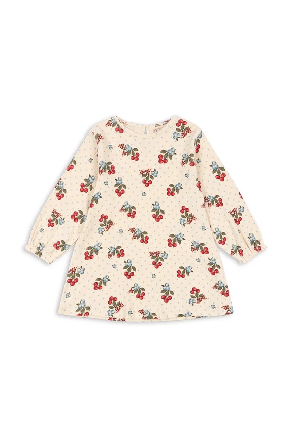 Konges Sløjd rochie fete CHLEO DRESS GOTS mini bej KS104729.PPY2