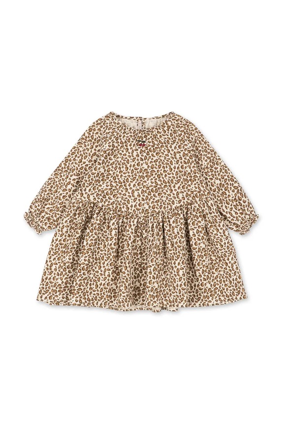 Dievčenské bavlnené šaty Konges Sløjd COCO DRESS GOTS KS104740.PPY2 viacfarebná SS26