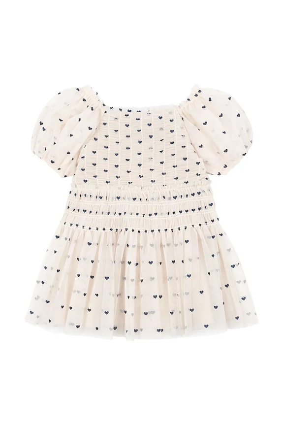 Παιδικό φόρεμα Konges Sløjd CHARLENE DRESS KS104723.PPY2 μπεζ SS26