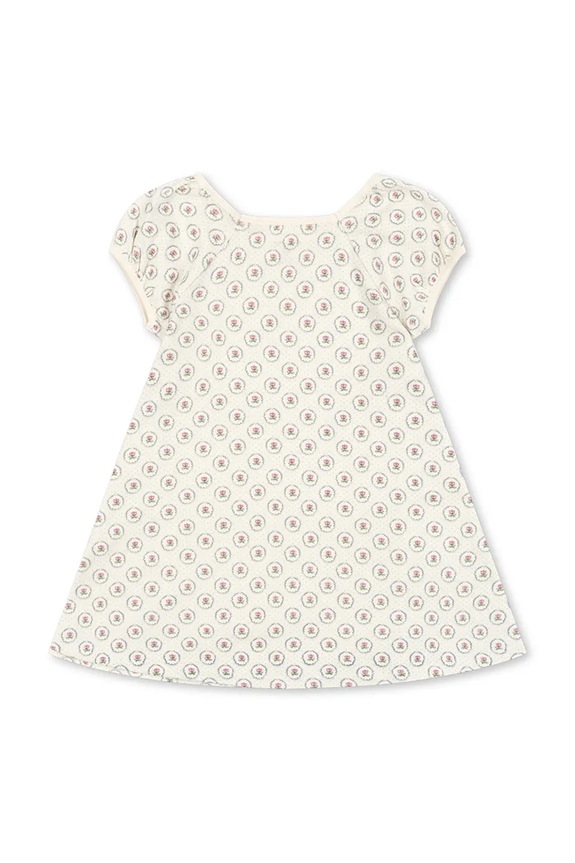 Konges Sløjd vestito di cotone bambina CLASSIC SS DRESS GOTS KS104734.PPY2 beige SS26