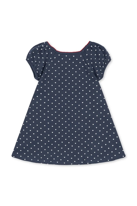 Konges Sløjd vestito di cotone bambina CLASSIC SS DRESS GOTS KS104734.PPY2 blu navy SS26