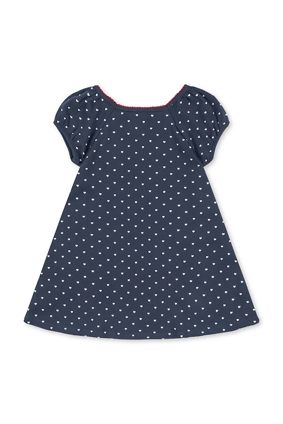 Konges Sløjd vestito di cotone bambina CLASSIC SS DRESS GOTS KS104734.PPY2 blu navy SS26