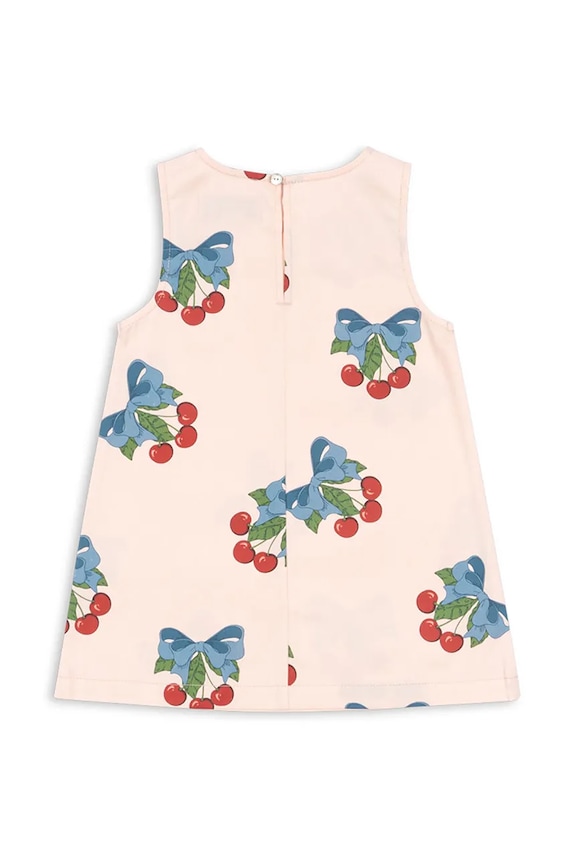 Παιδικό βαμβακερό φόρεμα Konges Sløjd FRANKIE DRESS GOTS KS104824.PPY2 ροζ SS26
