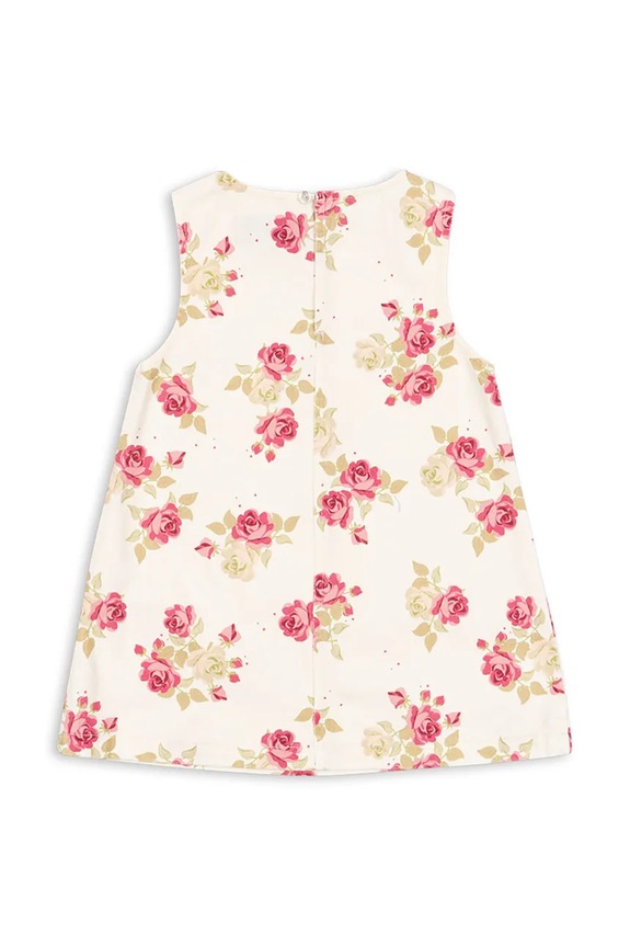 Παιδικό βαμβακερό φόρεμα Konges Sløjd MAGOT DRESS GOTS KS104967.PPY2 λευκό SS26