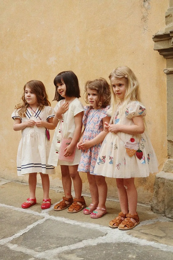 Παιδικό φόρεμα Konges Sløjd YVONNE PUFF DRESS KS105138.PPY2