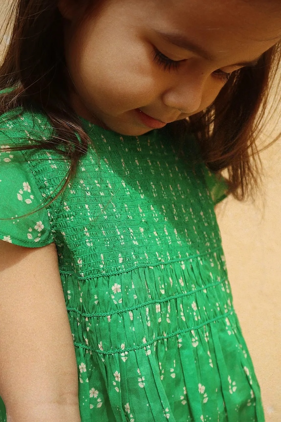 Dievčenské bavlnené šaty Konges Sløjd CAMI SMOCK DRESS GOTS KS104719.PPY2