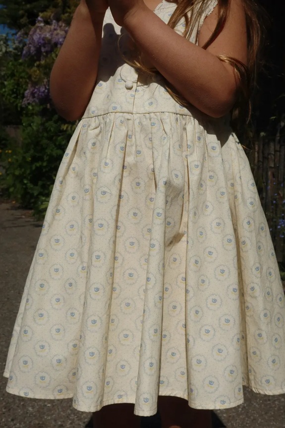 Dievčenské bavlnené šaty Konges Sløjd COEUR LACE DRESS GOTS KS104747.PPY2