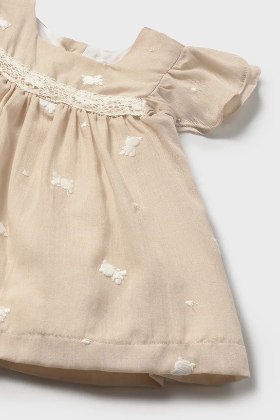 Fete Mayoral Newborn rochie 1802.2M.Newborn.PPY2 bej