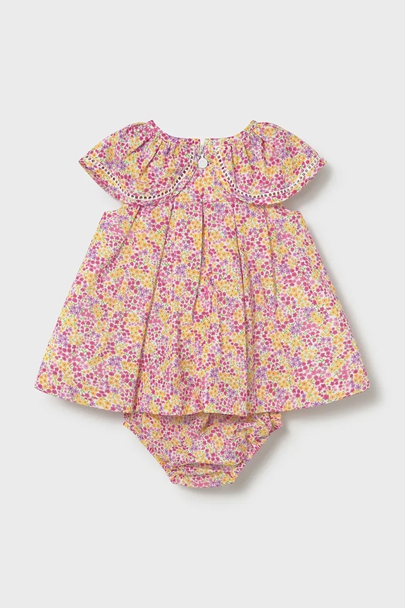Mayoral Newborn rochie din bumbac pentru bebeluși 1806.2G.Newborn.PPY2 roz SS26