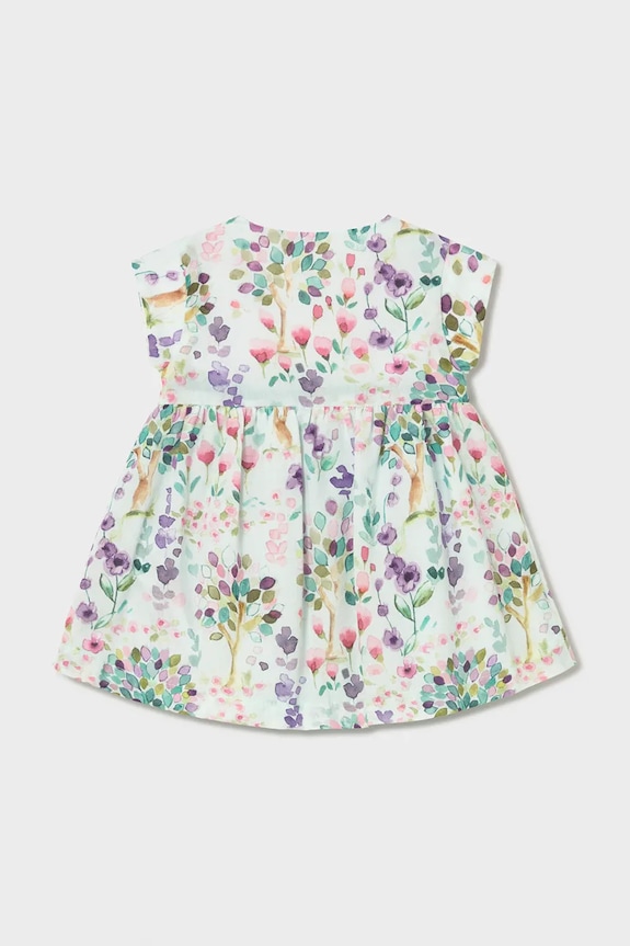 Mayoral Newborn rochie pentru bebeluși cu două fețe 1807.2G.Newborn.PPY2 verde SS26