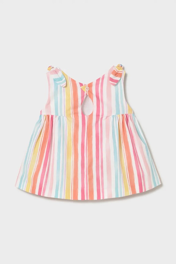 Pamučna haljina za bebe Mayoral Newborn 1811.2R.Newborn.PPY2 šarena SS26