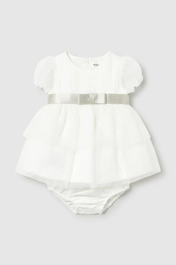 Haljina za bebe Mayoral Newborn 1882.2L.Newborn.PPY2 bijela SS26