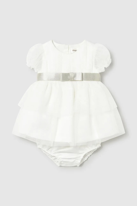 Haljina za bebe Mayoral Newborn 1882.2L.Newborn.PPY2 bijela SS26