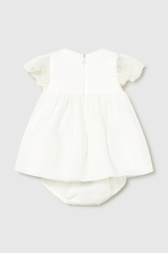 Haljina za bebe Mayoral Newborn 1883.2L.Newborn.PPY2 bijela SS26