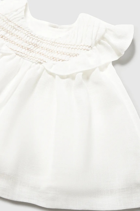 Fete Mayoral Newborn rochie bebe 1884.2M.Newborn.PPY2 alb