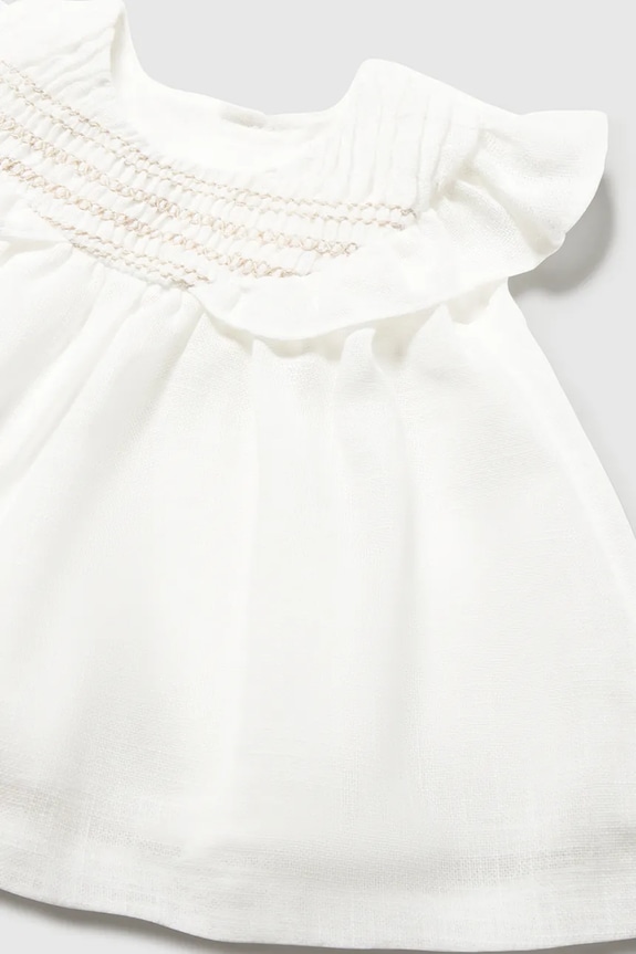 Fete Mayoral Newborn rochie bebe 1884.2M.Newborn.PPY2 alb