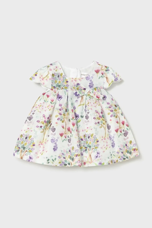 Obleka za dojenčke z dodatkom lana Mayoral Newborn Mini modra 1885.2M.Newborn.PPY2