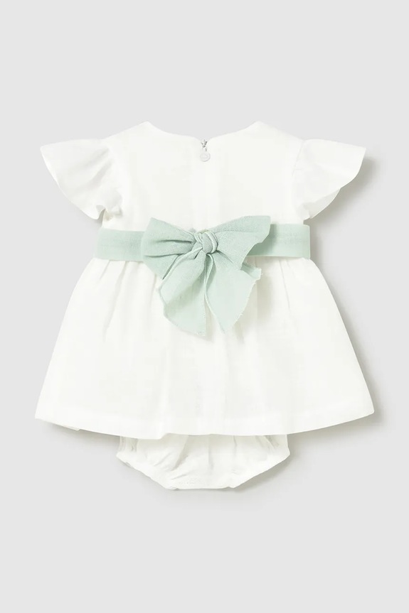 Φόρεμα μωρού Mayoral Newborn 1886.2M.Newborn.PPY2 λευκό SS26
