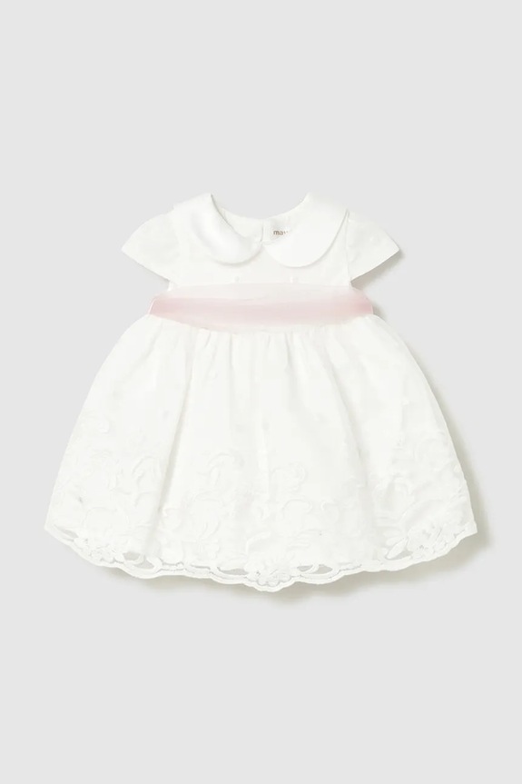 Obleka za dojenčka Mayoral Newborn Mini bela 1889.2N.Newborn.PPY2