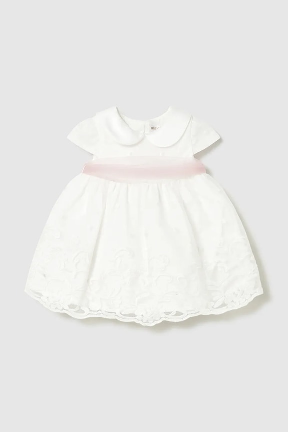 Obleka za dojenčka Mayoral Newborn Mini bela 1889.2N.Newborn.PPY2