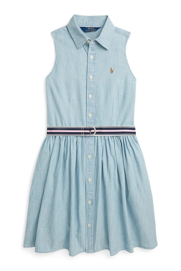 Polo Ralph Lauren rochie fete mini albastru 313934151001