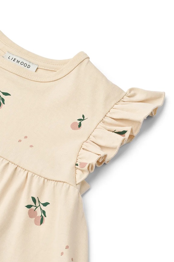 Дитяча сукня Liewood Neveah Printed Dress LW20490.PPY2 бежевий SS26