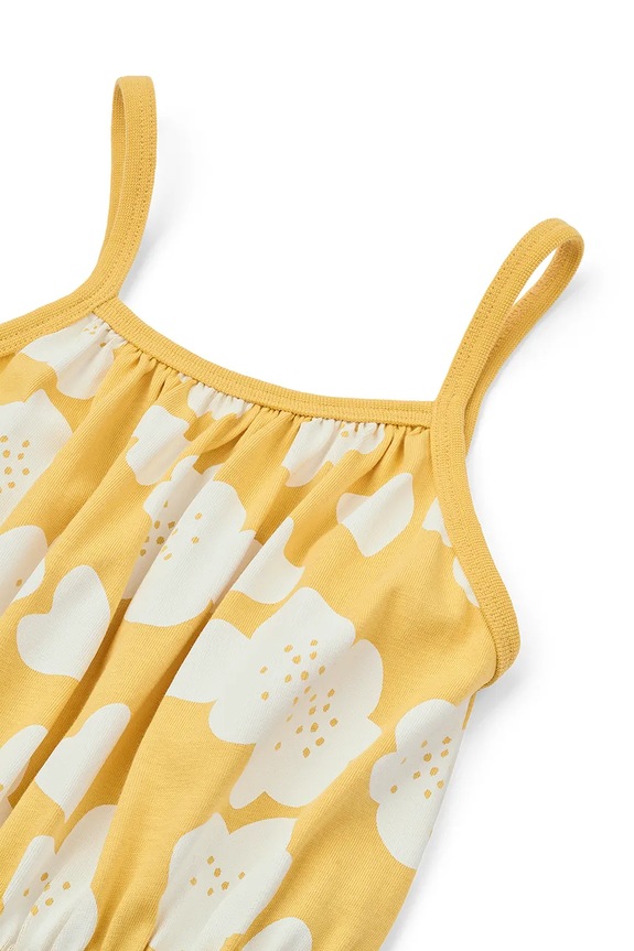 Liewood letné šaty bavlnené Mollie Dress žltá LW20516.PPY2