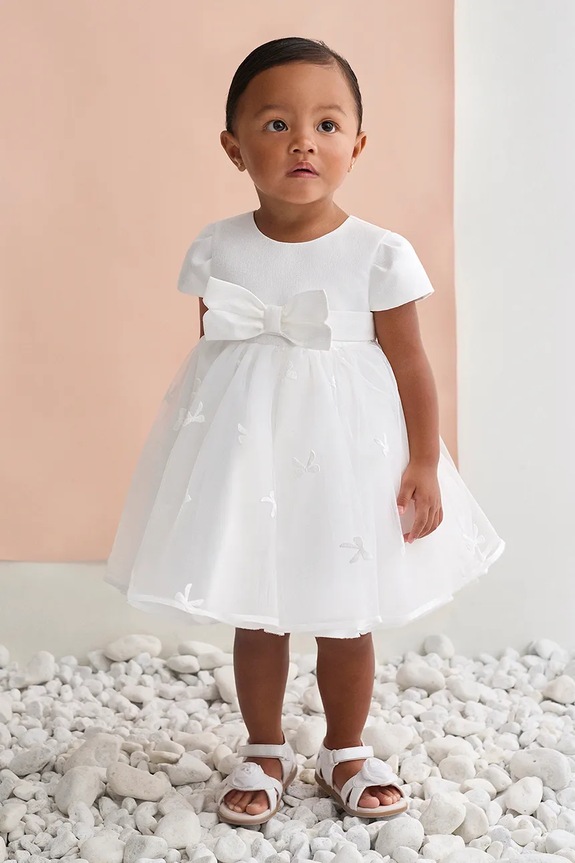 Abel&Lula rochie bebe midi alb 5003.11.Baby.PPY2