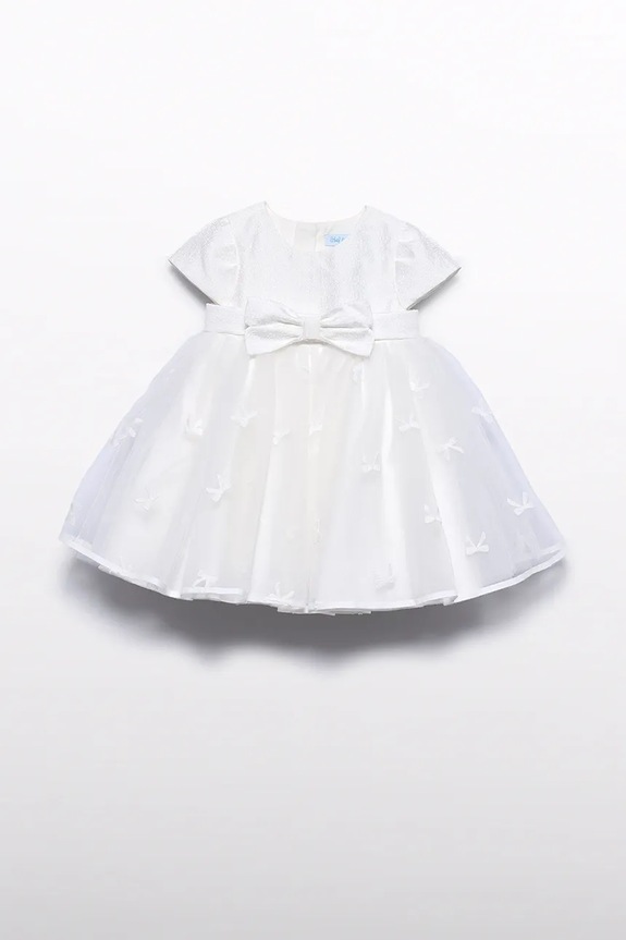 Abel&Lula rochie bebe 5003.11.Baby.PPY2 alb SS26
