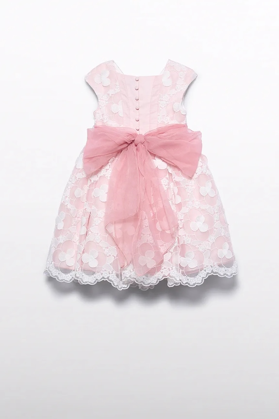 Fete Abel&Lula rochie fete 5032.2.Mini.PPY2 roz