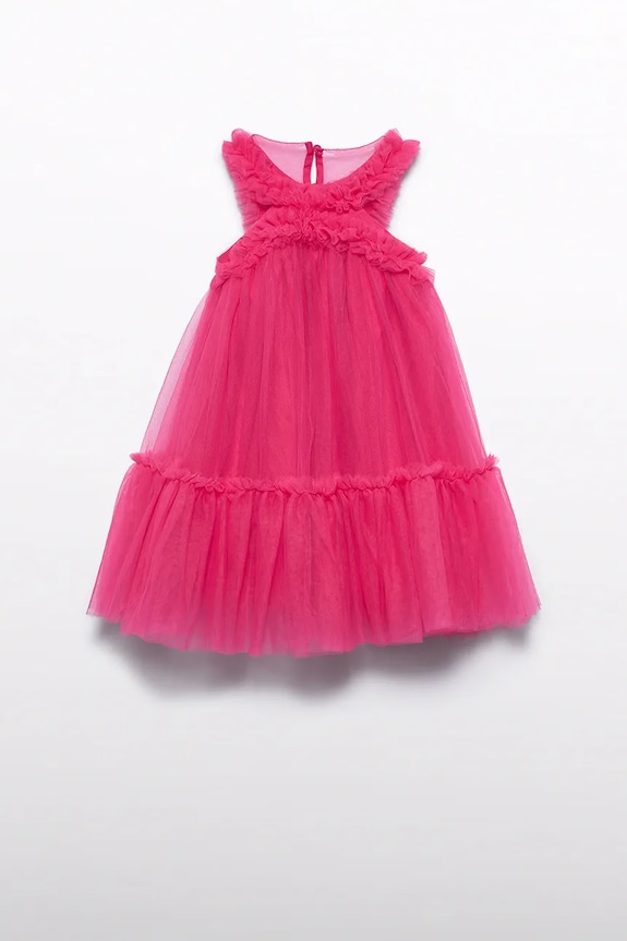 Abel&Lula rochie fete 5036.4.Mini.PPY2 roz SS26