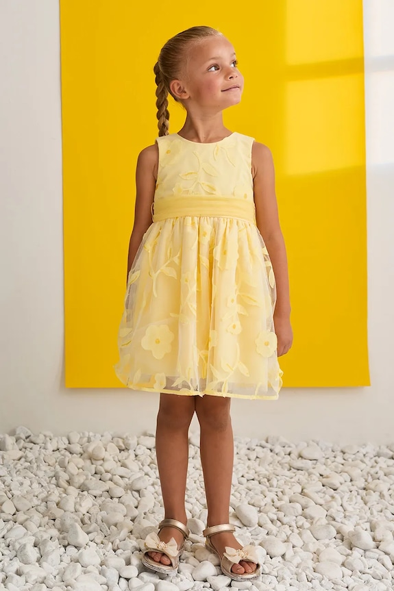 Abel&Lula rochie fete 5042.5.Mini.PPY2 galben