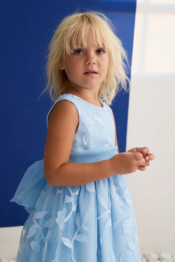 Abel&Lula rochie fete 5042.5.Mini.PPY2 albastru