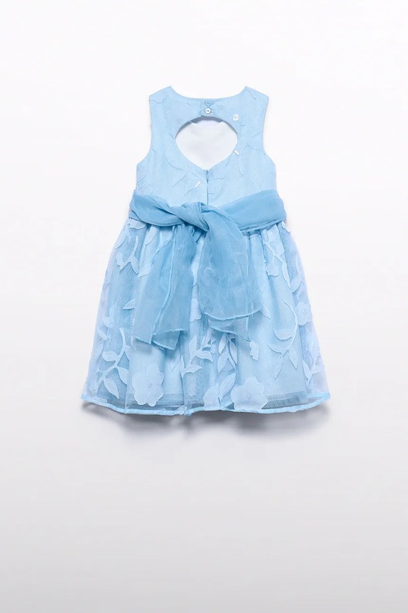 Fete Abel&Lula rochie fete 5042.5.Mini.PPY2 albastru