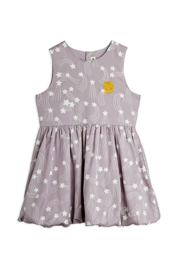 Dječja haljina Mini Rodini Starfall 26250118 ljubičasta SS26