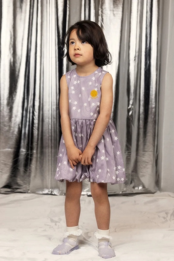 Dječja haljina Mini Rodini Starfall 26250118 ljubičasta
