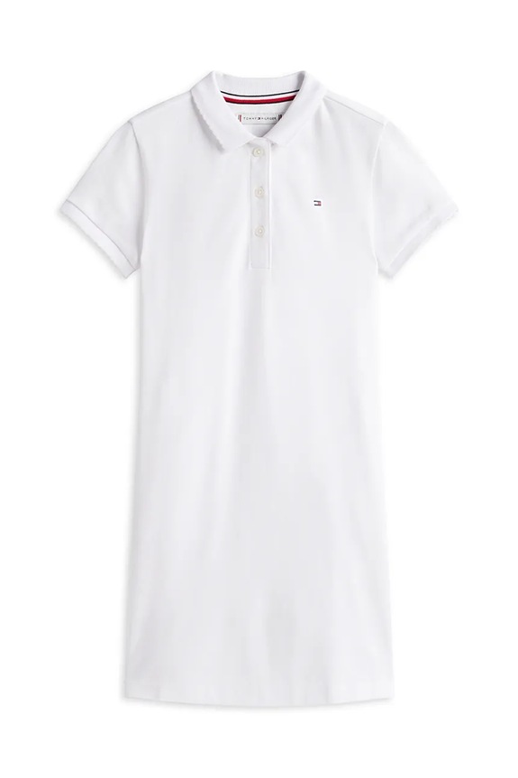 Tommy Hilfiger letné šaty bavlnené KG0KG08564.104.122.PPY2 biela SS26