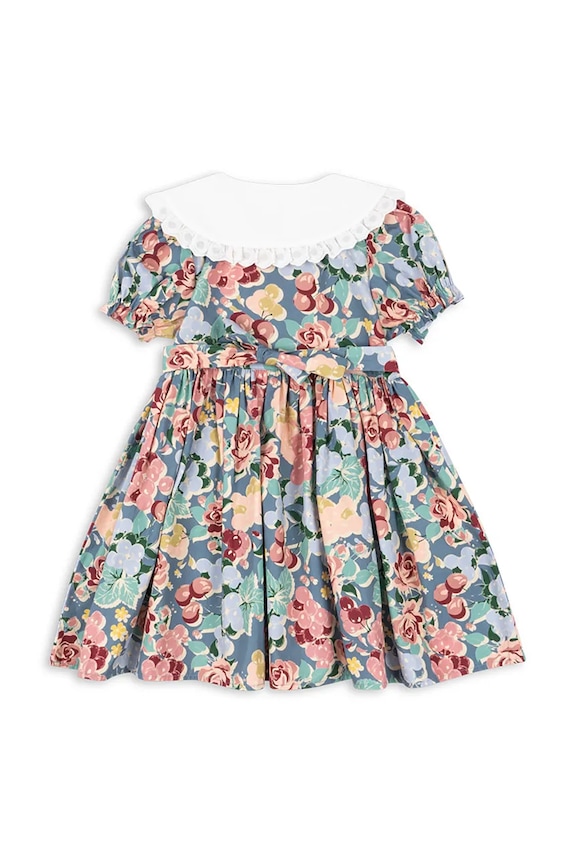 Fete Konges Sløjd rochie babydoll din bumbac COEUR COLLAR DRESS GOTS KS105141.PPY2 multicolor
