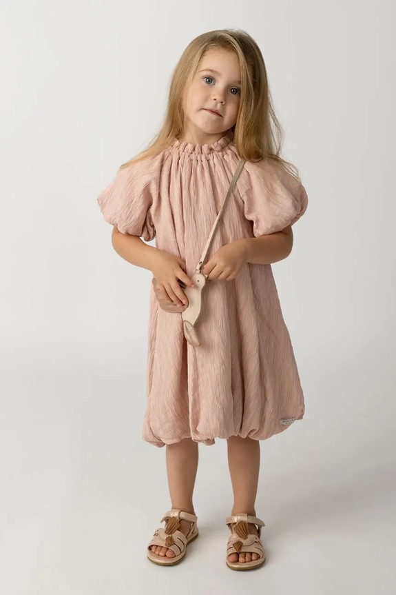 Dívčí šaty Donsje Dilan Dress mini růžová 4114600